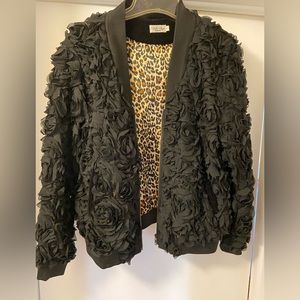 Tasha Polizzi flower pedal jacket